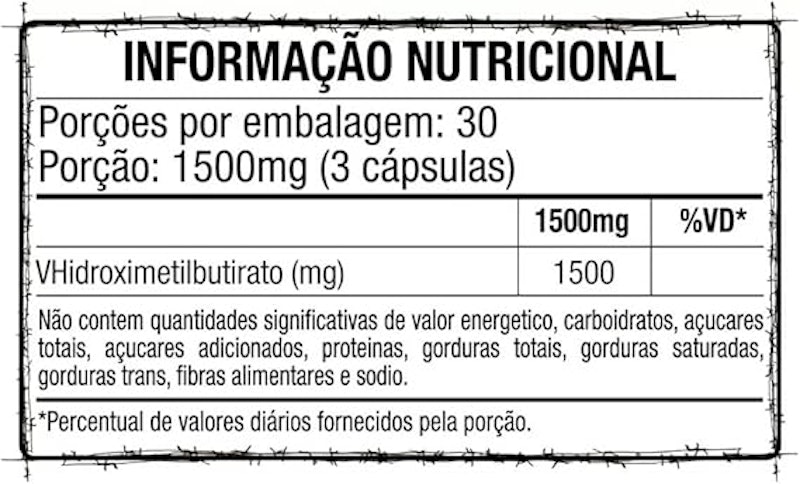 HMB 1500 mg Bruthal Sports 2