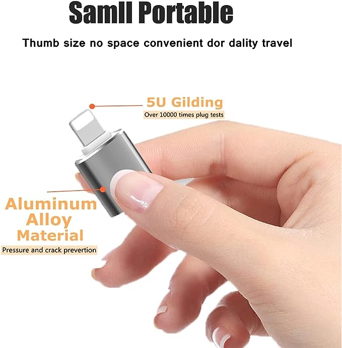 Adaptador Portátil Lightning para USB 3.0 2