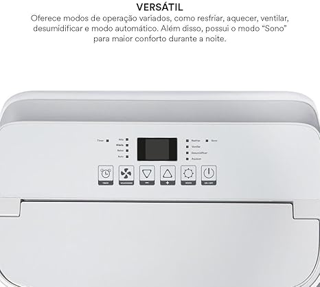 Ar-Condicionado Portátil Inverter 14.000 BTUs EOS Slim Quente e Frio 2
