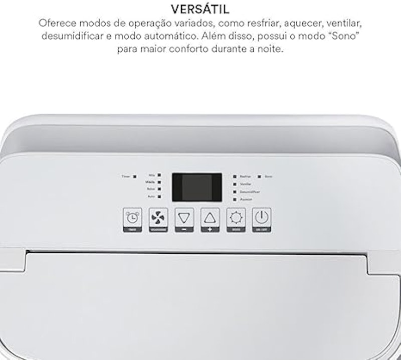 Ar-Condicionado Portátil Inverter 14.000 BTUs EOS Slim Quente e Frio 2