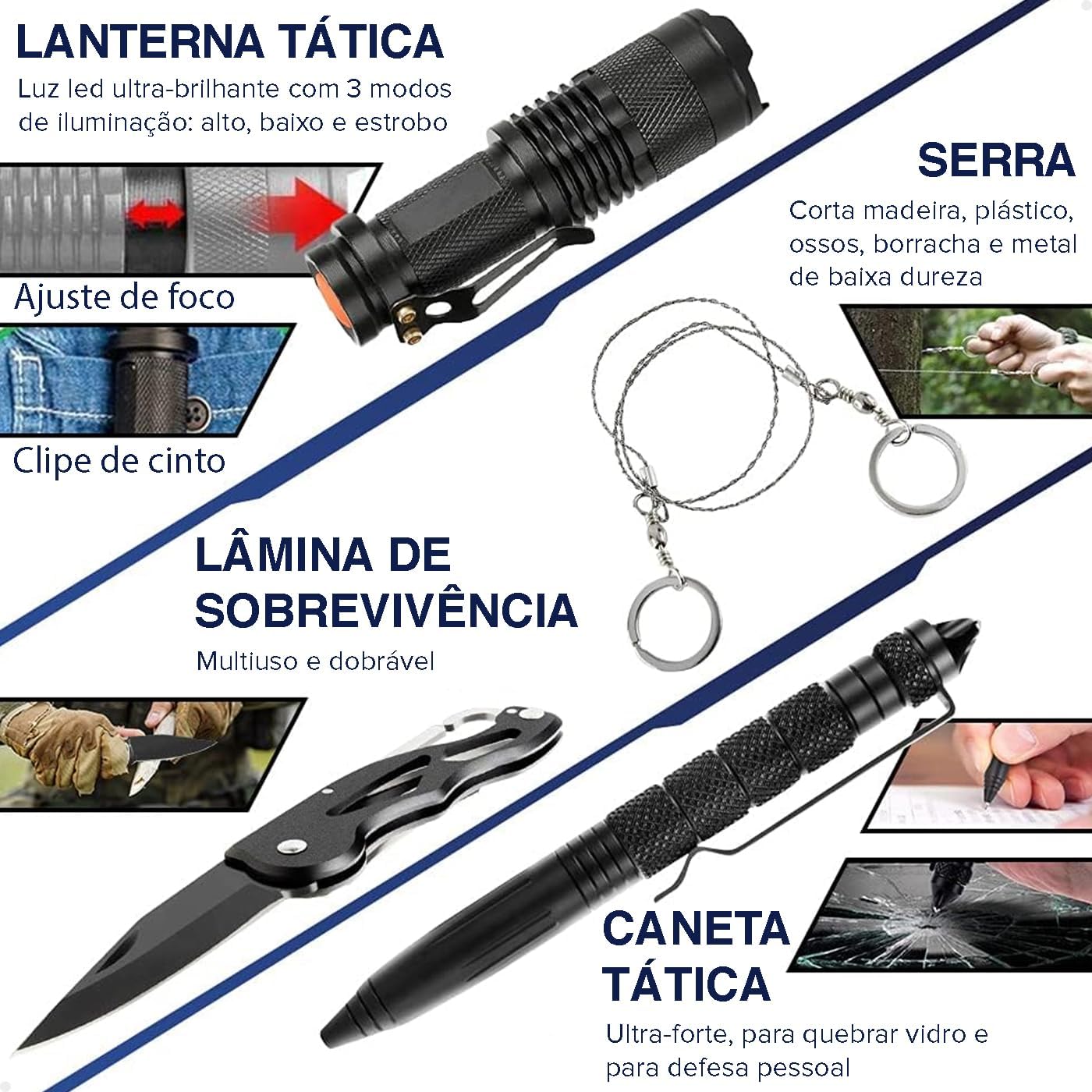 Kit de Sobrevivência Completo Lorben 4
