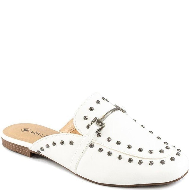Mule Feminino Via Uno com Fivela e Tachas 1