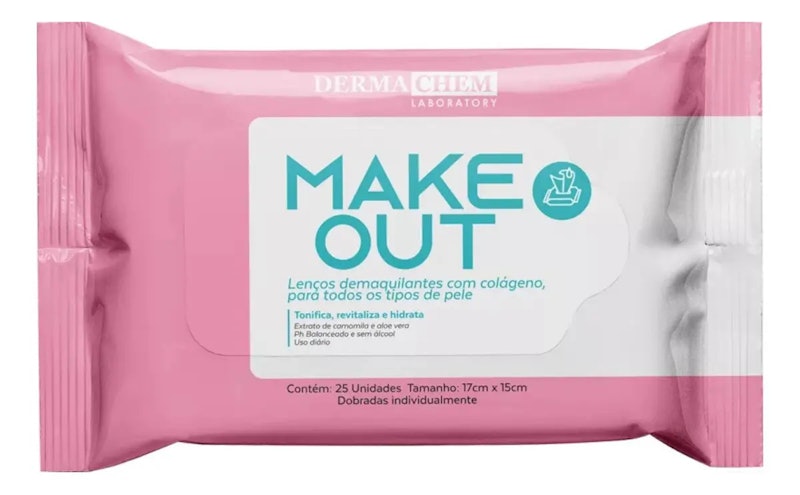 Lenço Demaquilante Make Out com Colágeno e Aloe Vera 1