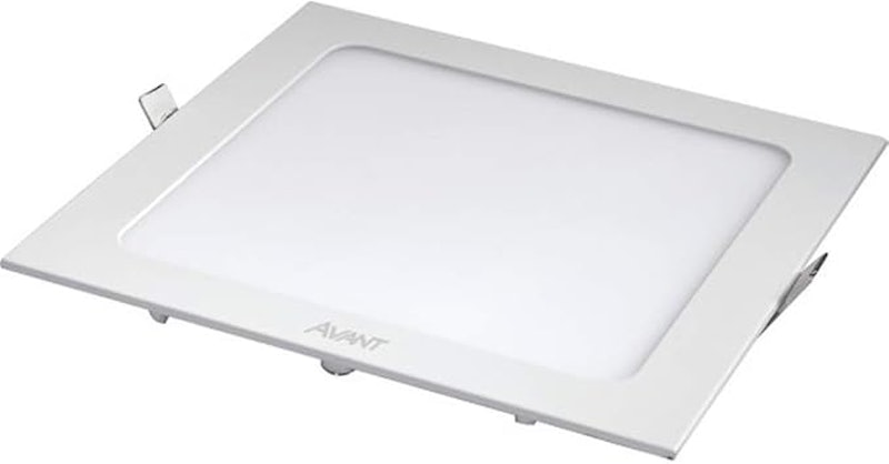 Painel Plafon LED 12 W de Embutir Quadrado 1
