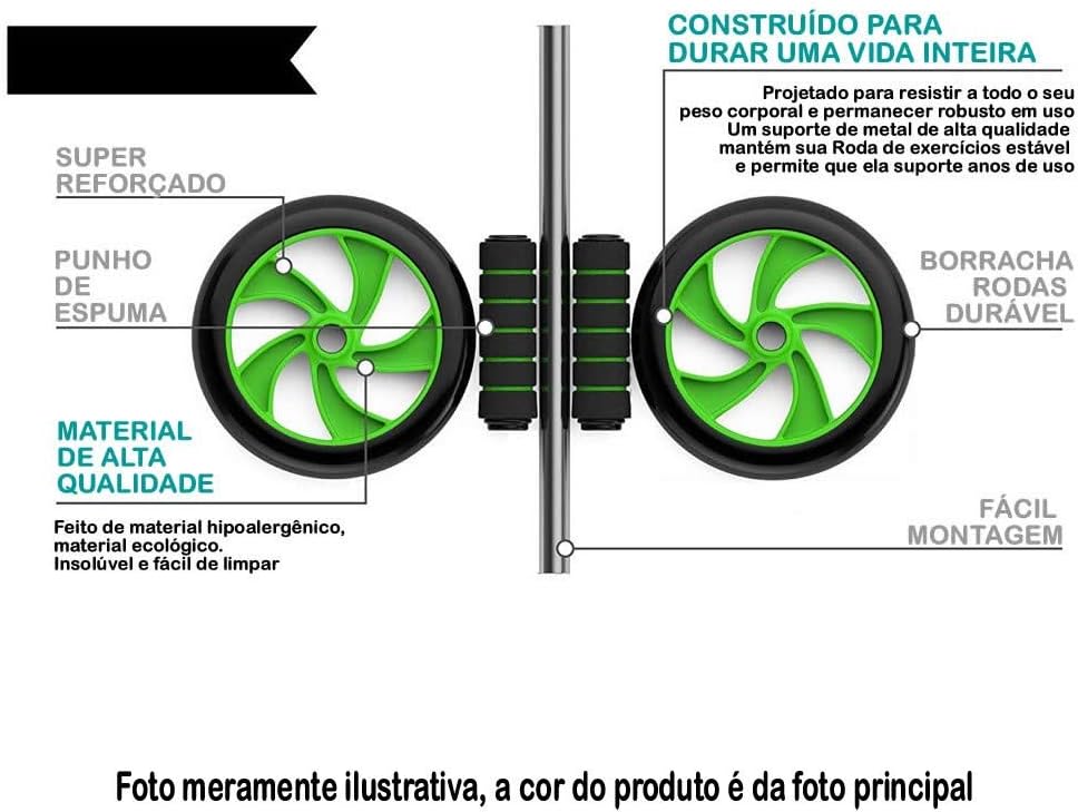 Roda de Exercícios Abdominais Dupla 5