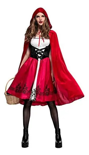 Fantasia Feminina com Capuz Vermelho 2