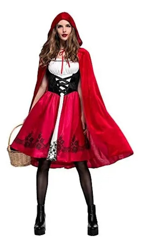 Fantasia Feminina com Capuz Vermelho 2