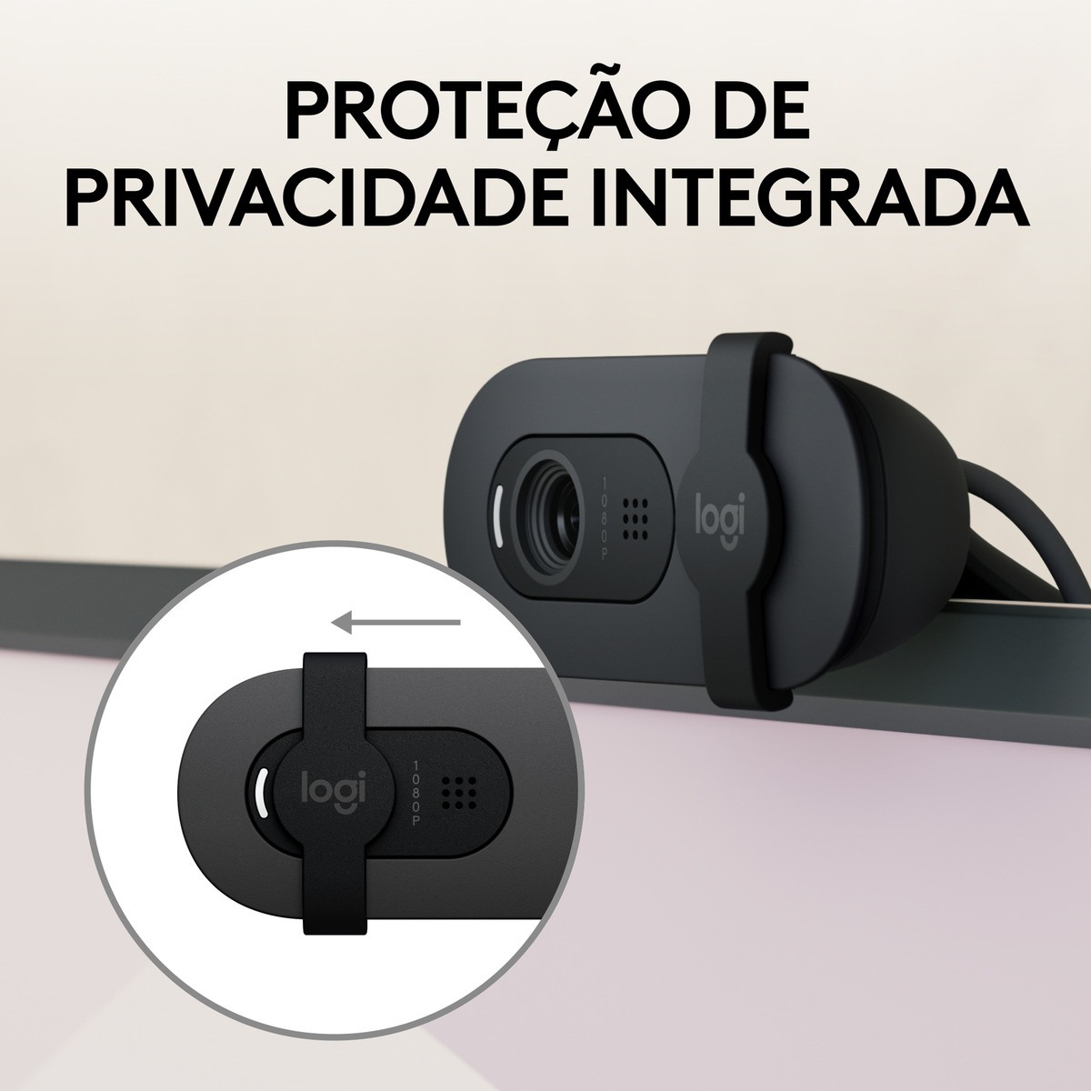Webcam Full HD Logitech BRIO 100 3