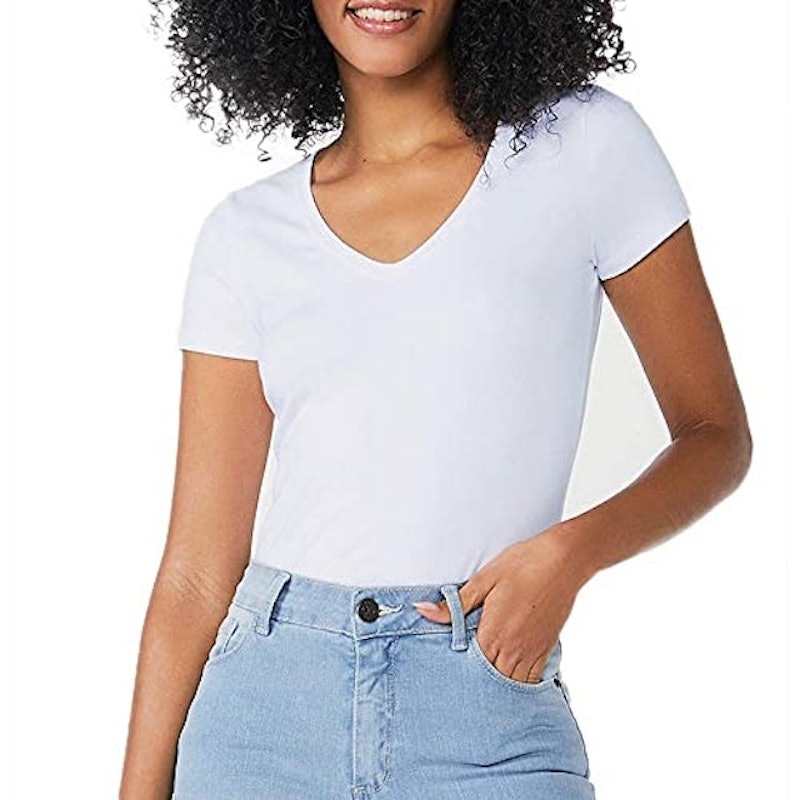Camiseta Feminina Hering Básica Gola V 1