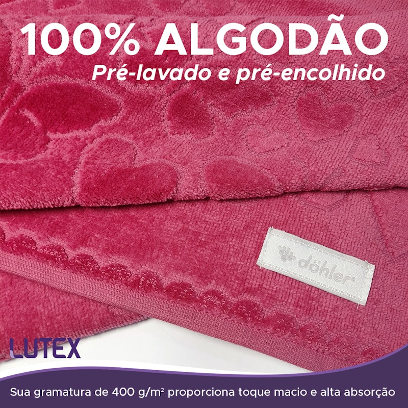 Toalha de Banho Döhler Romance 5