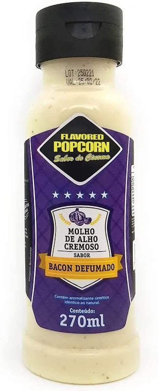 Molho de Alho Cremoso Sabor Bacon Defumado 1
