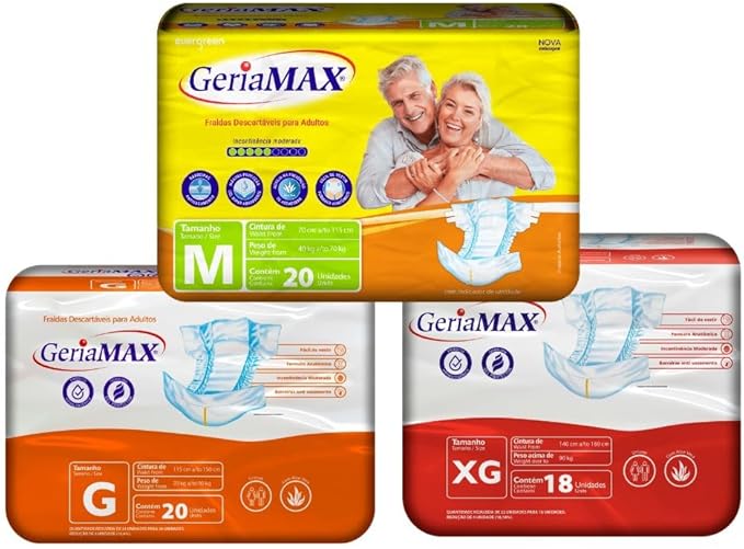 Fralda Descartável Geriátrica Geriamax G 2
