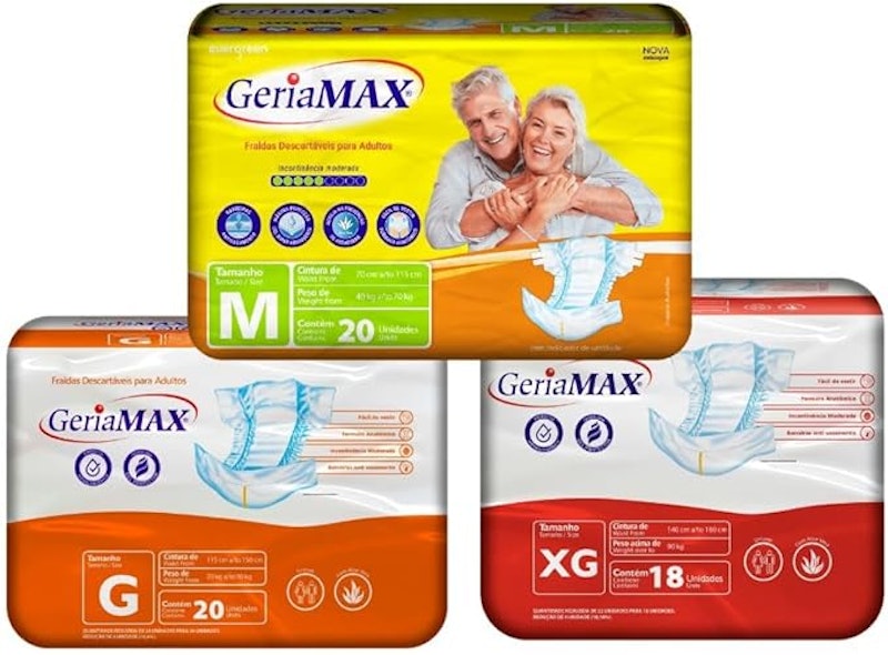 Fralda Descartável Geriátrica Geriamax G 2