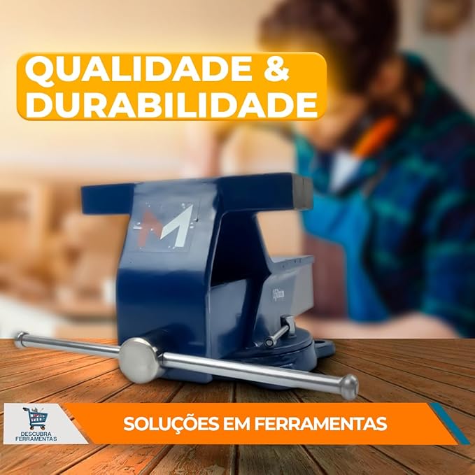 Morsa de Bancada N.08 – Base Giratória 4