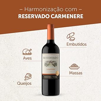 Vinho Chileno Reservado Carmenere 3