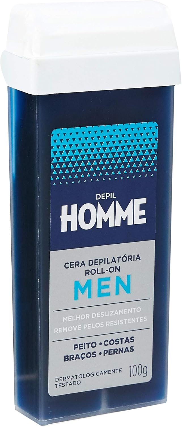 Cera Depilatória Roll-On Masculina Depil Homme 1