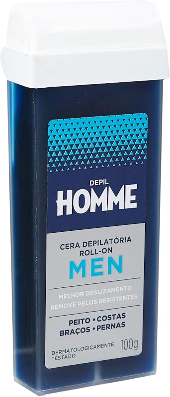 Cera Depilatória Roll-On Masculina Depil Homme 1