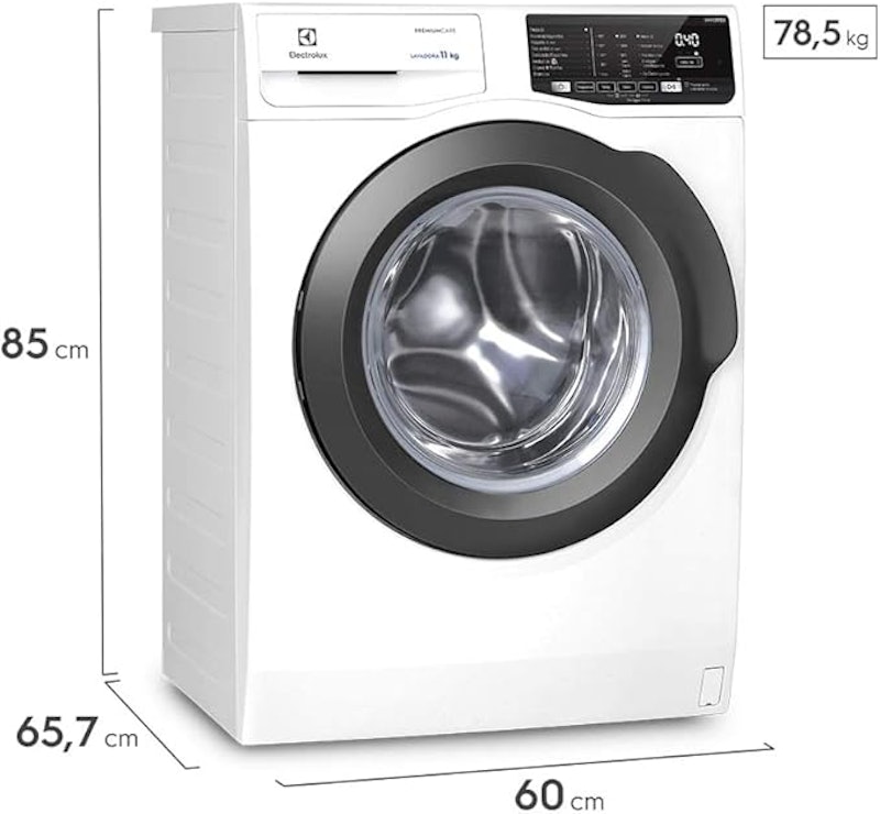 Máquina de Lavar Frontal Electrolux 11 kg Inverter Premium Care 4