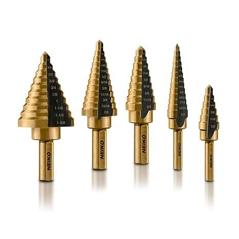 Conjunto de Brocas Escalonadas 5 Peças 1