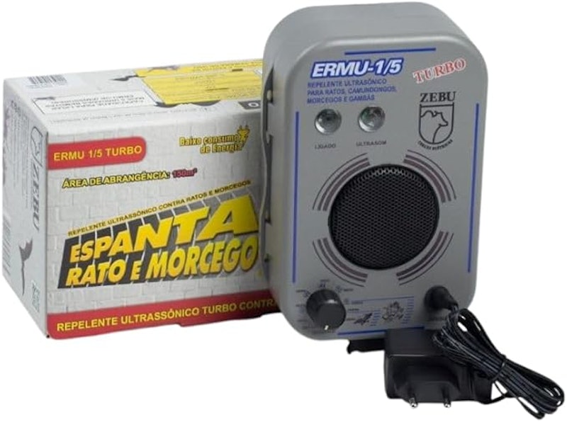 Repelente Ultrassônico ERMU-1/5 Turbo Espanta Rato e Morcego 1