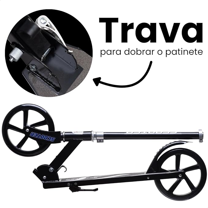 Patinete Infantil e Adulto Dobrável 4