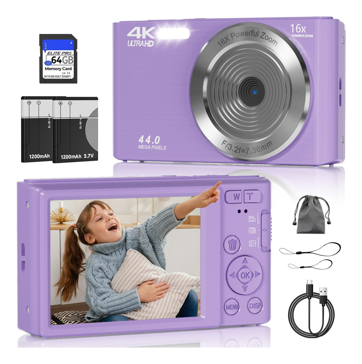 Câmera Digital 4K 3