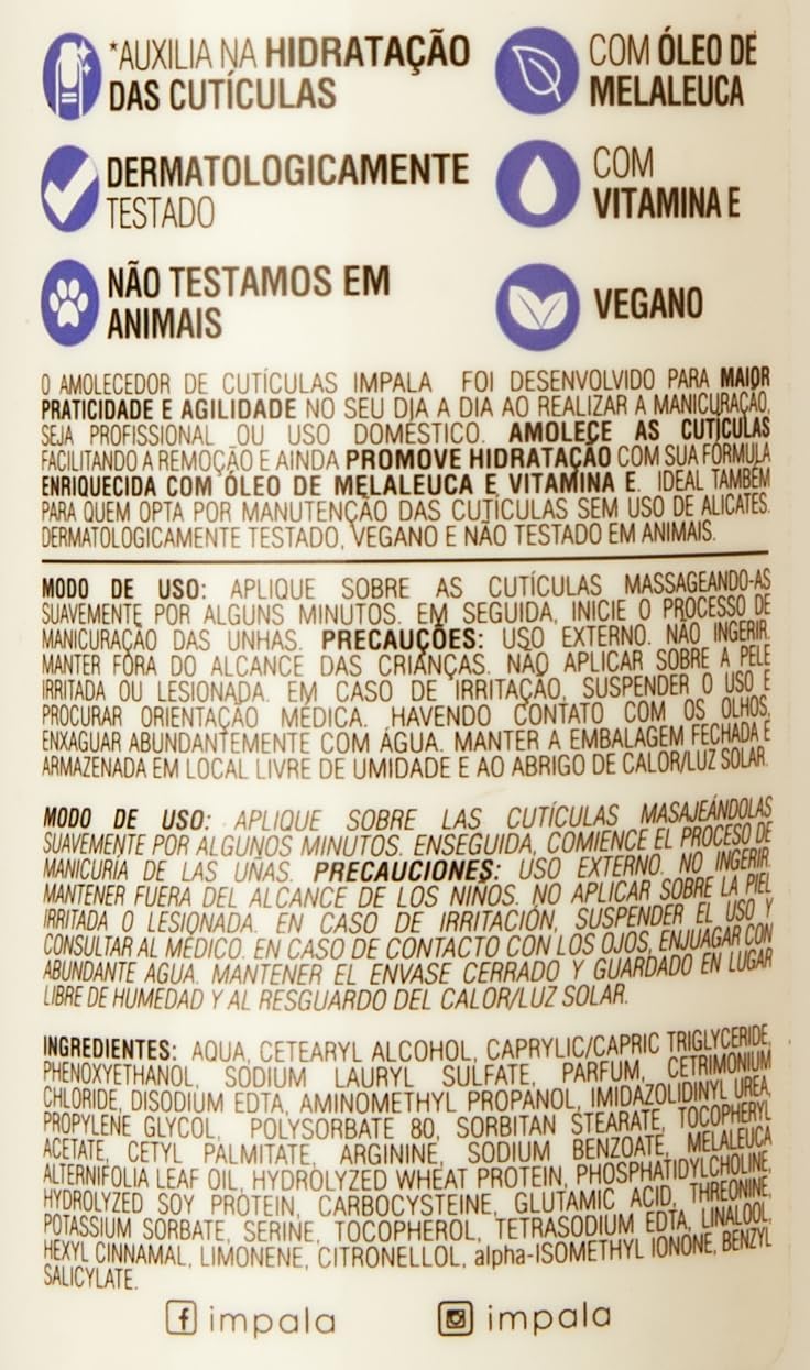 Amolecedor de Cutículas Impala 3
