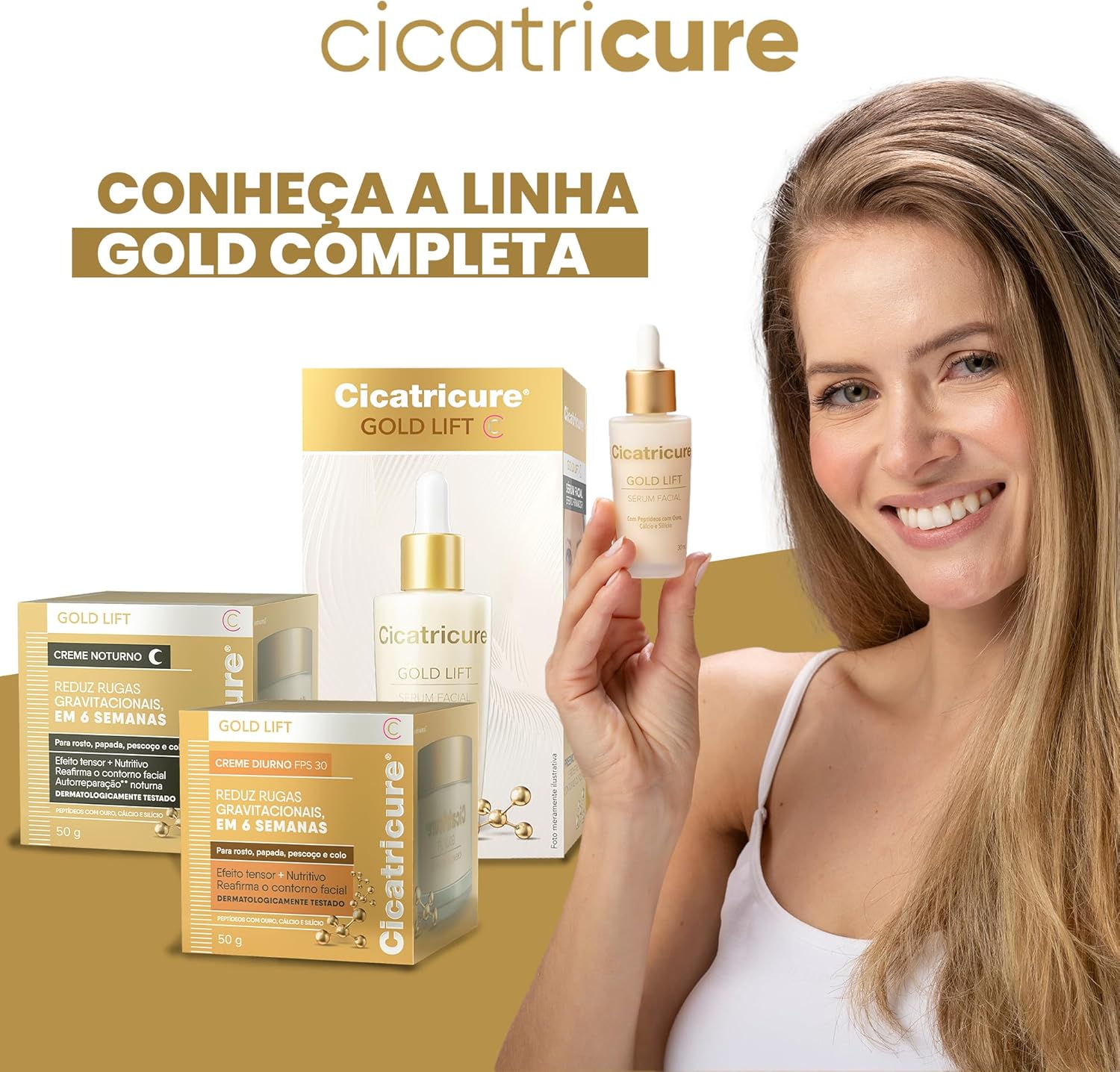 Cicatricure Sérum Firmador Gold Lift 4