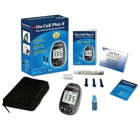 On Call Plus II Monitor de Glicemia (com Kit de 100 Tiras e 100 Lancetas) 4