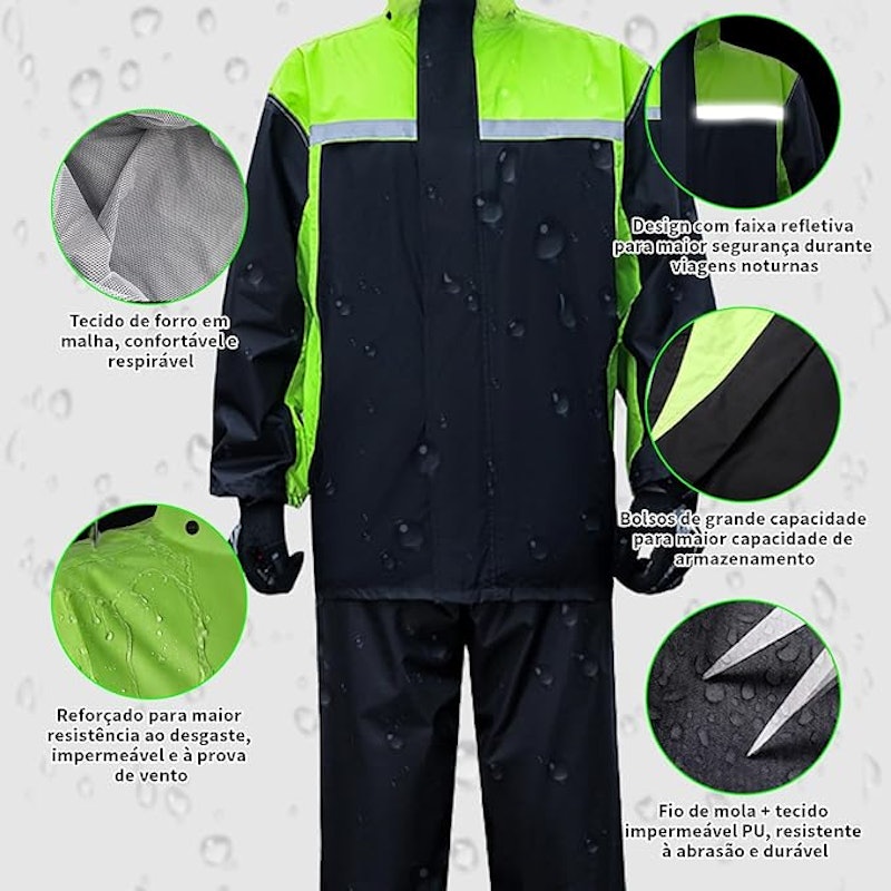 Conjunto de Capa de Chuva 3