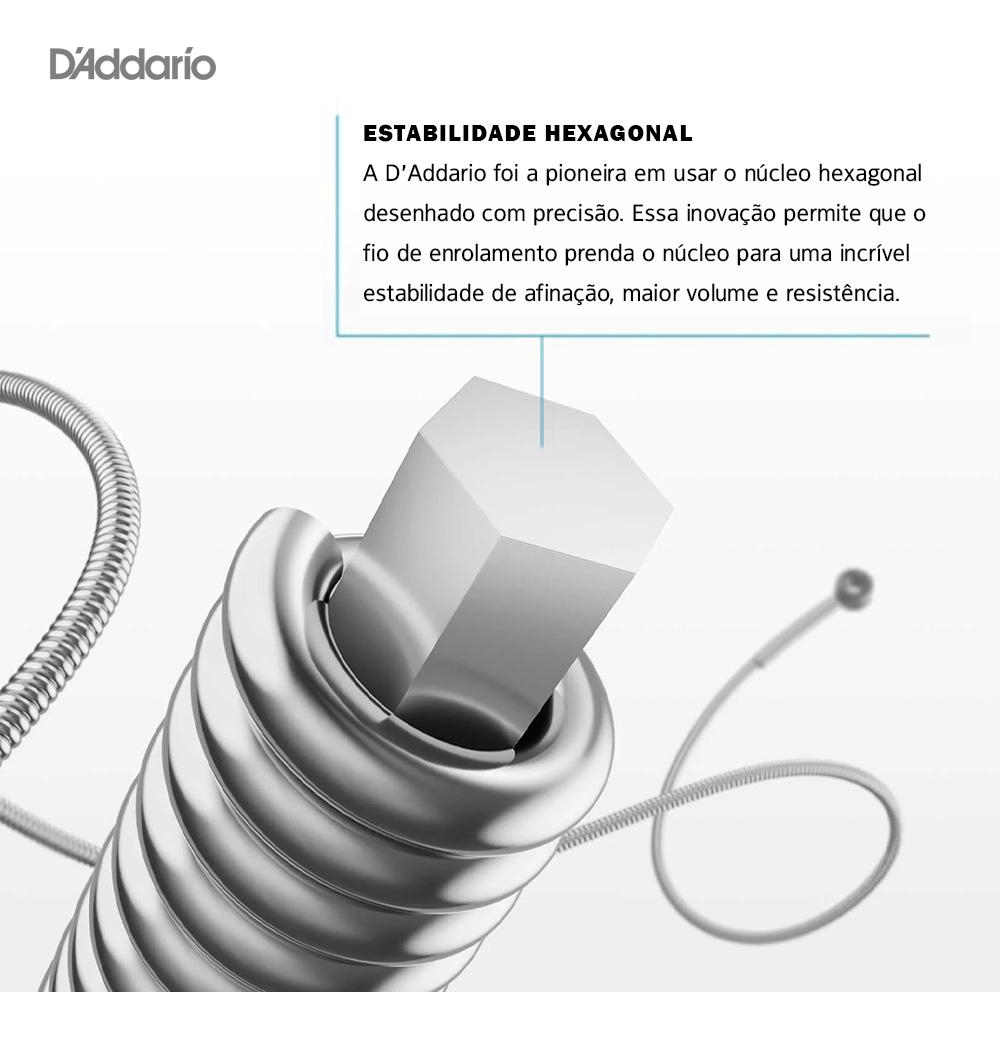 Encordoamento para Violão Aço 11-52 com Corda Extra PL011 3