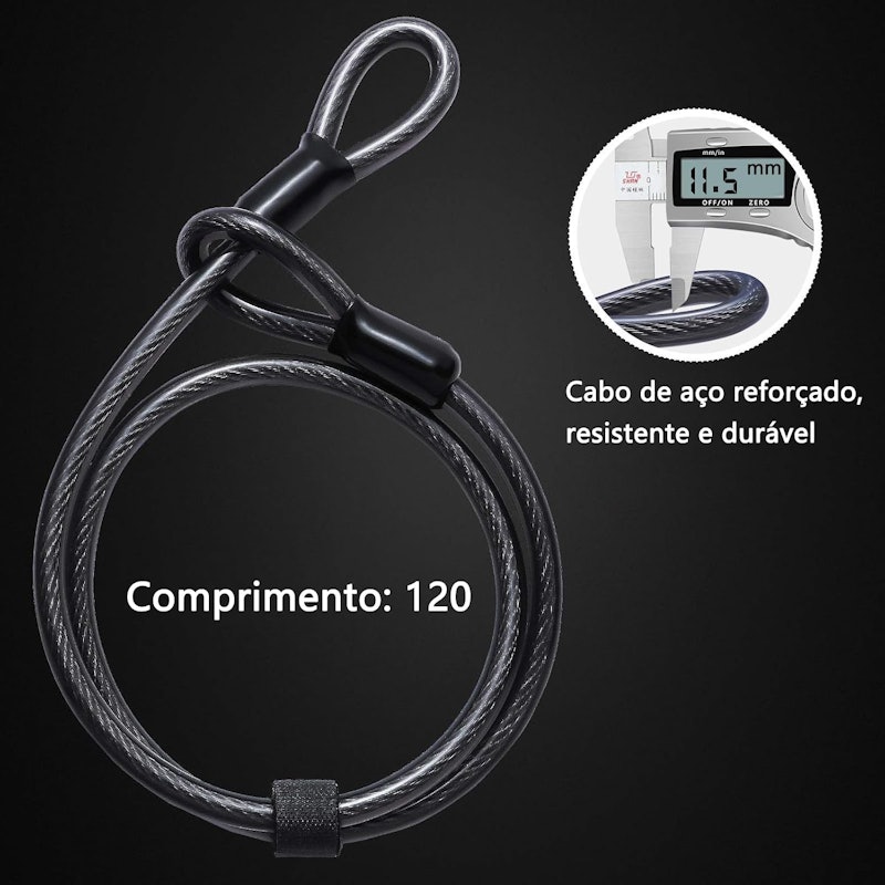 Cadeado para Bicicleta Erufale U-Lock 3