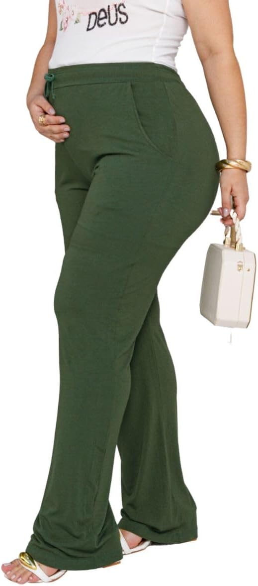 Calça Gestante com Bolsos Elástico Adaptável  1