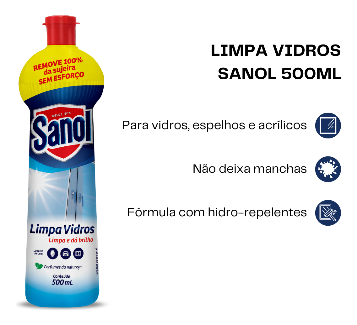 Limpa-Vidros Sanol Squeeze 2