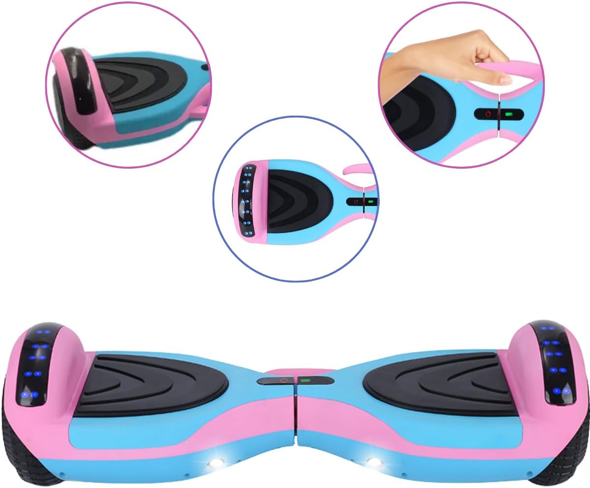 Hoverboard com Music Speaker e LED Front Lights All Terrain 6,5" Baka Sport 2