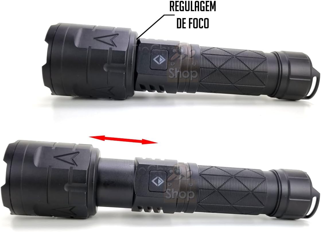 Lanterna Tática Led V3 Longo Alcance 4