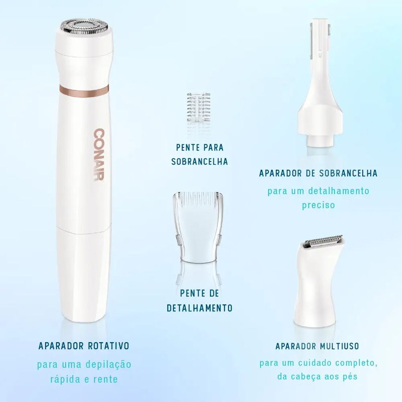 Depilador e Aparador Facial e Corporal All-In-One 4
