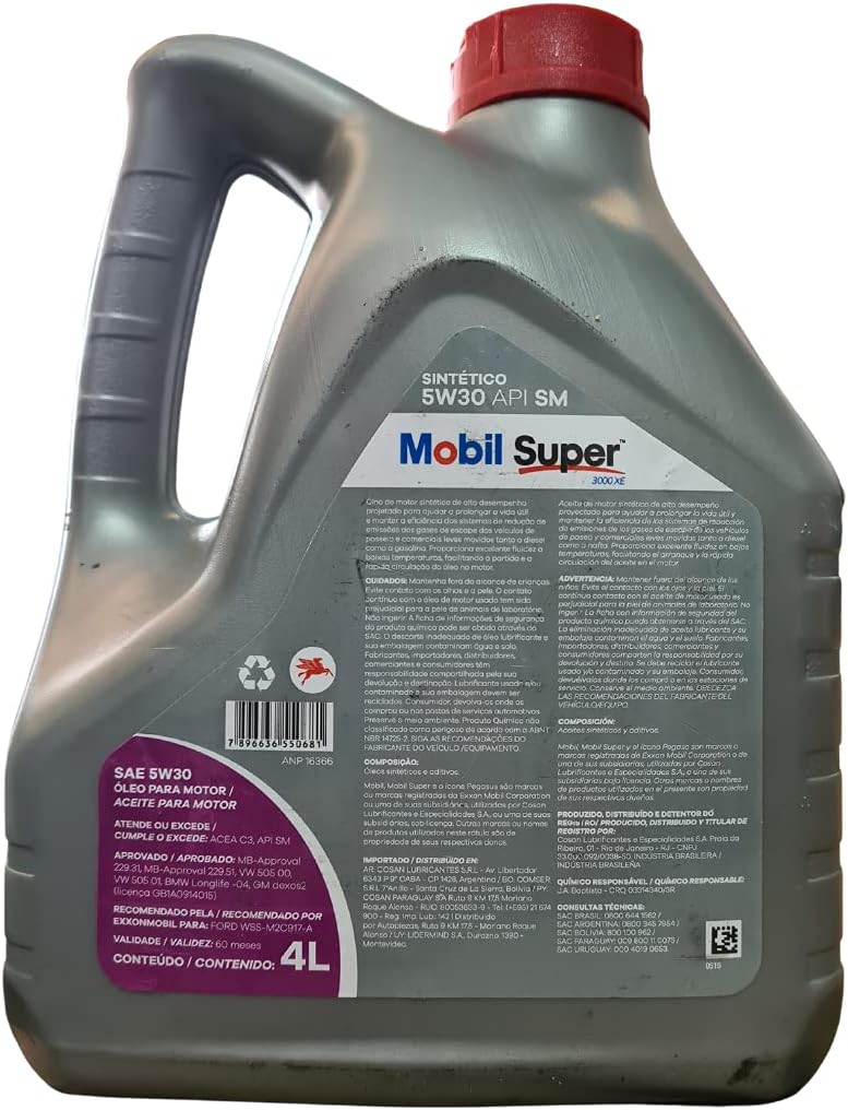 Mobil Super 5W-30 Sintético Diesel 2