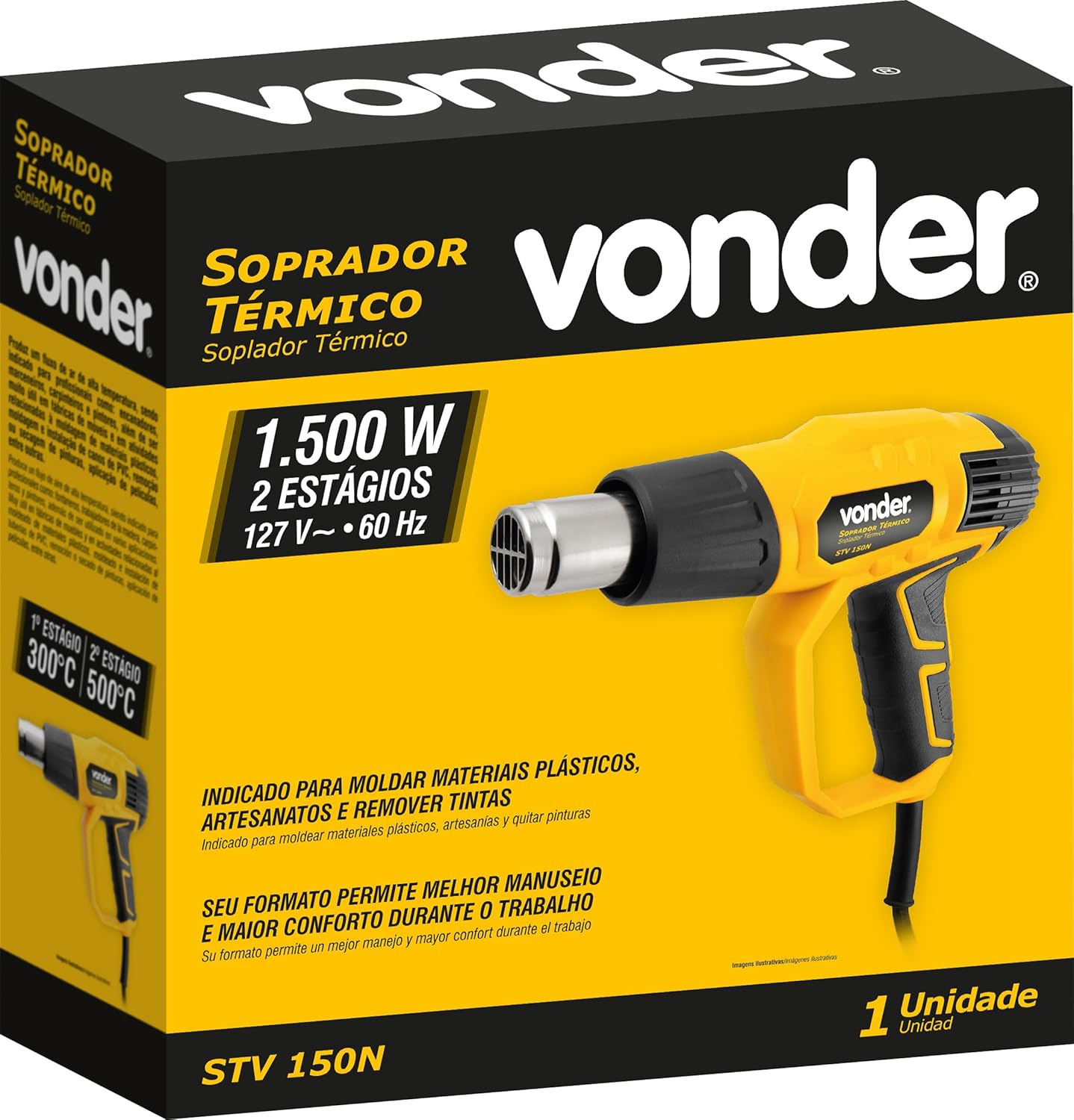 Soprador Térmico 1500 W STV 150N Vonder 4