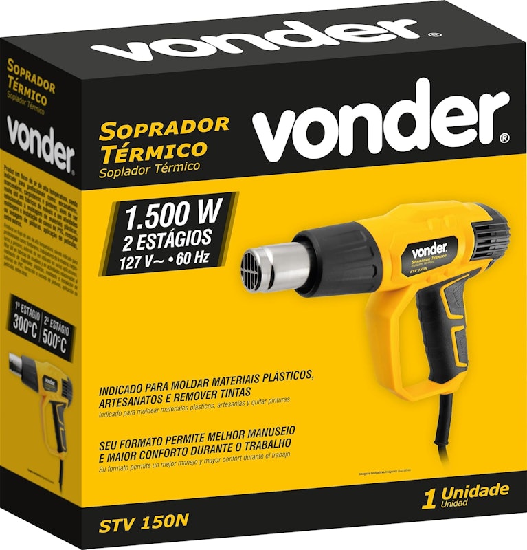 Soprador Térmico 1500 W STV 150N Vonder 4