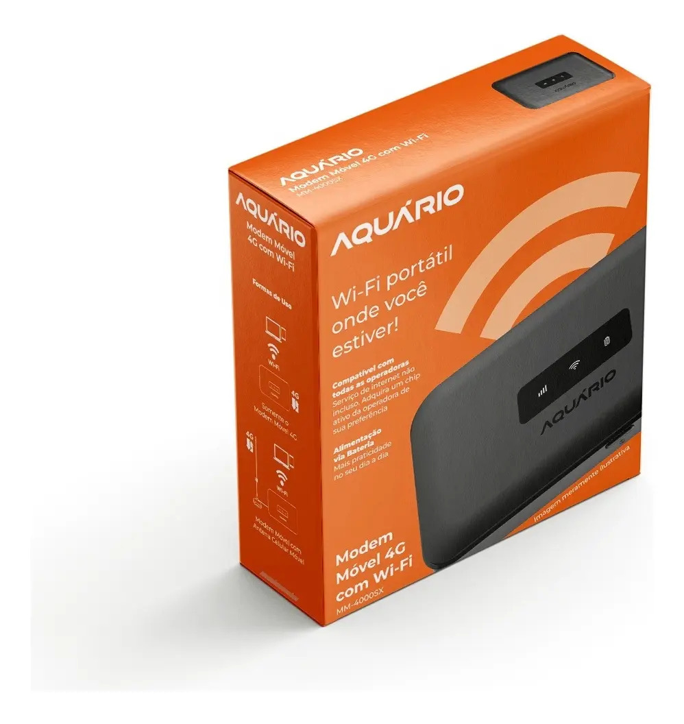Modem Móvel 4G MM-4000SX Aquário 4