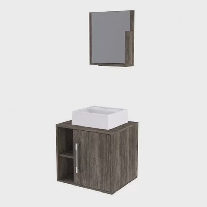 Gabinete para Banheiro com Cuba Soft 2