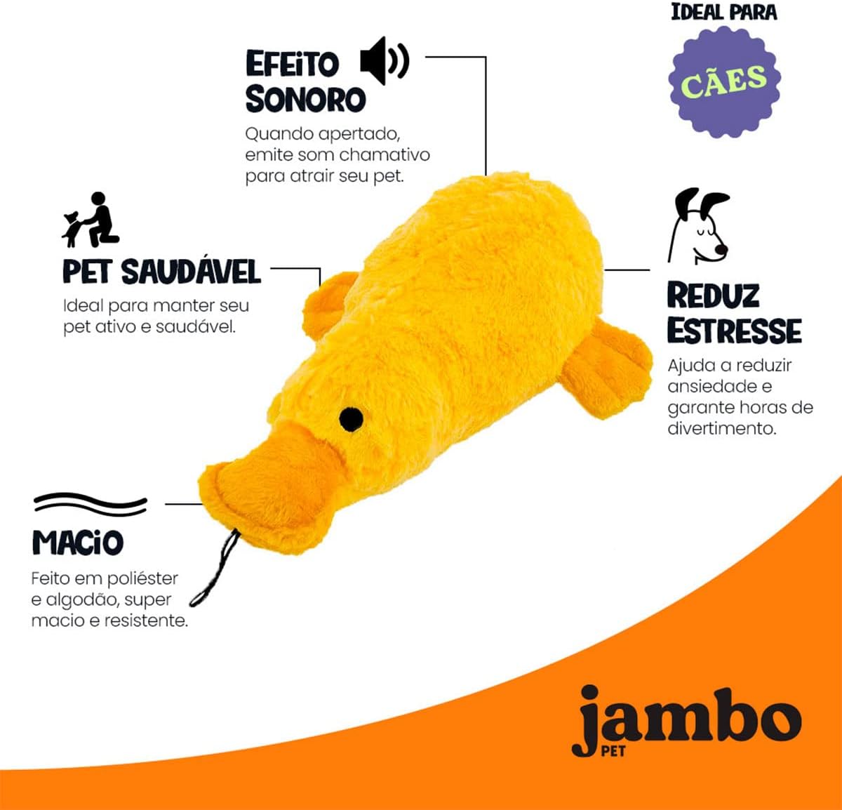 Mordedor Pelúcia Big Duck 4