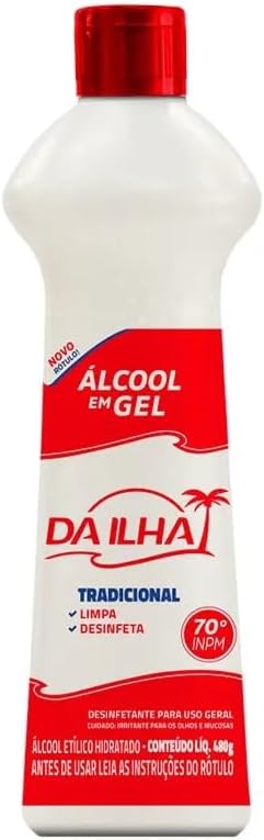 Álcool em Gel Da Ilha 70°INPM Tradicional 1