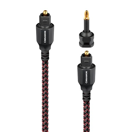 Cabo de Fibra Óptica Toslink + Mini Adaptador Cinnamon 1