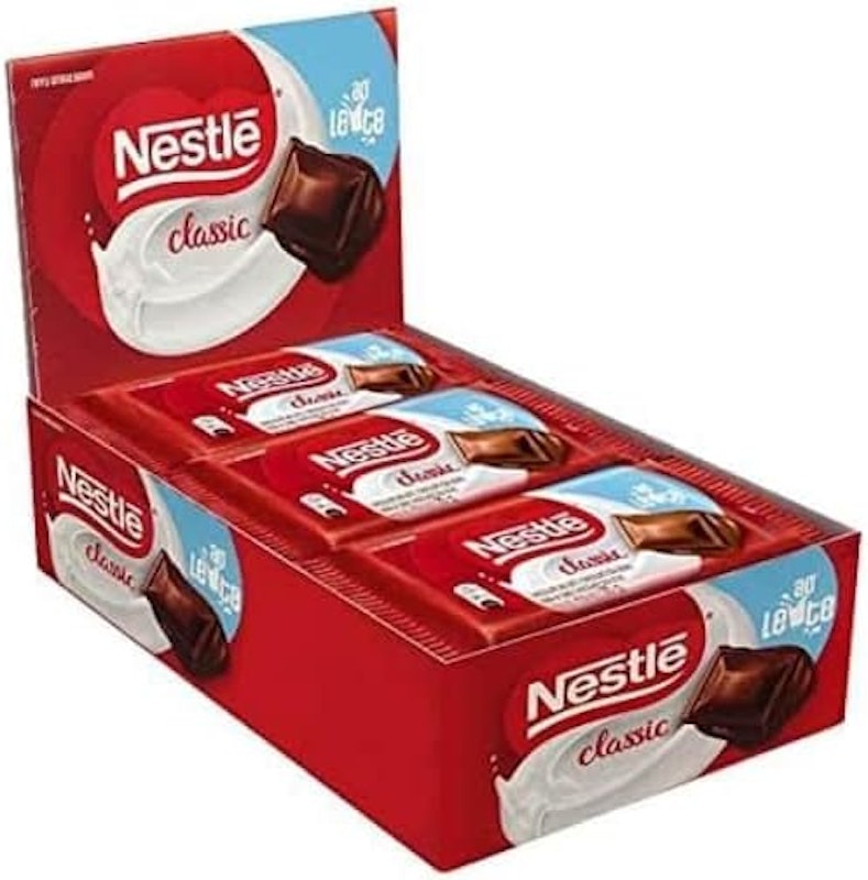 Chocolate Nestlé Classic ao Leite 25g (22 unidades) 2