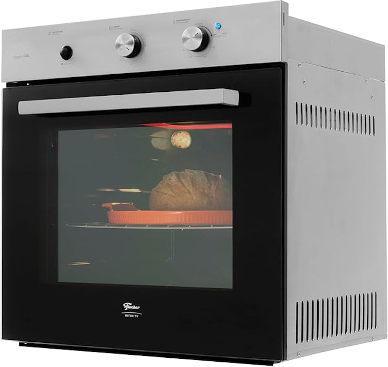 Forno a Gás de Embutir Fischer Infinity 78 L com Grill 4