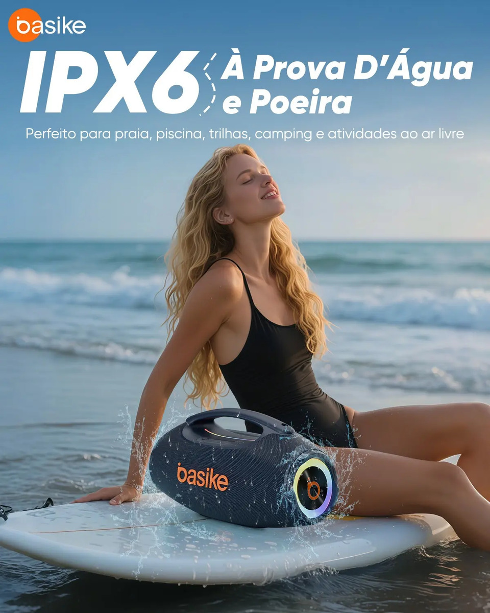 Caixa de Som Basike Boombox 5