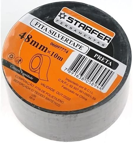 Fita Silvertape Cinza 48 mm x 10 m 1