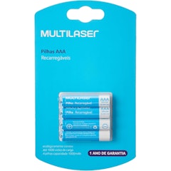 Pilhas Recarregáveis AAA 1000 mAh